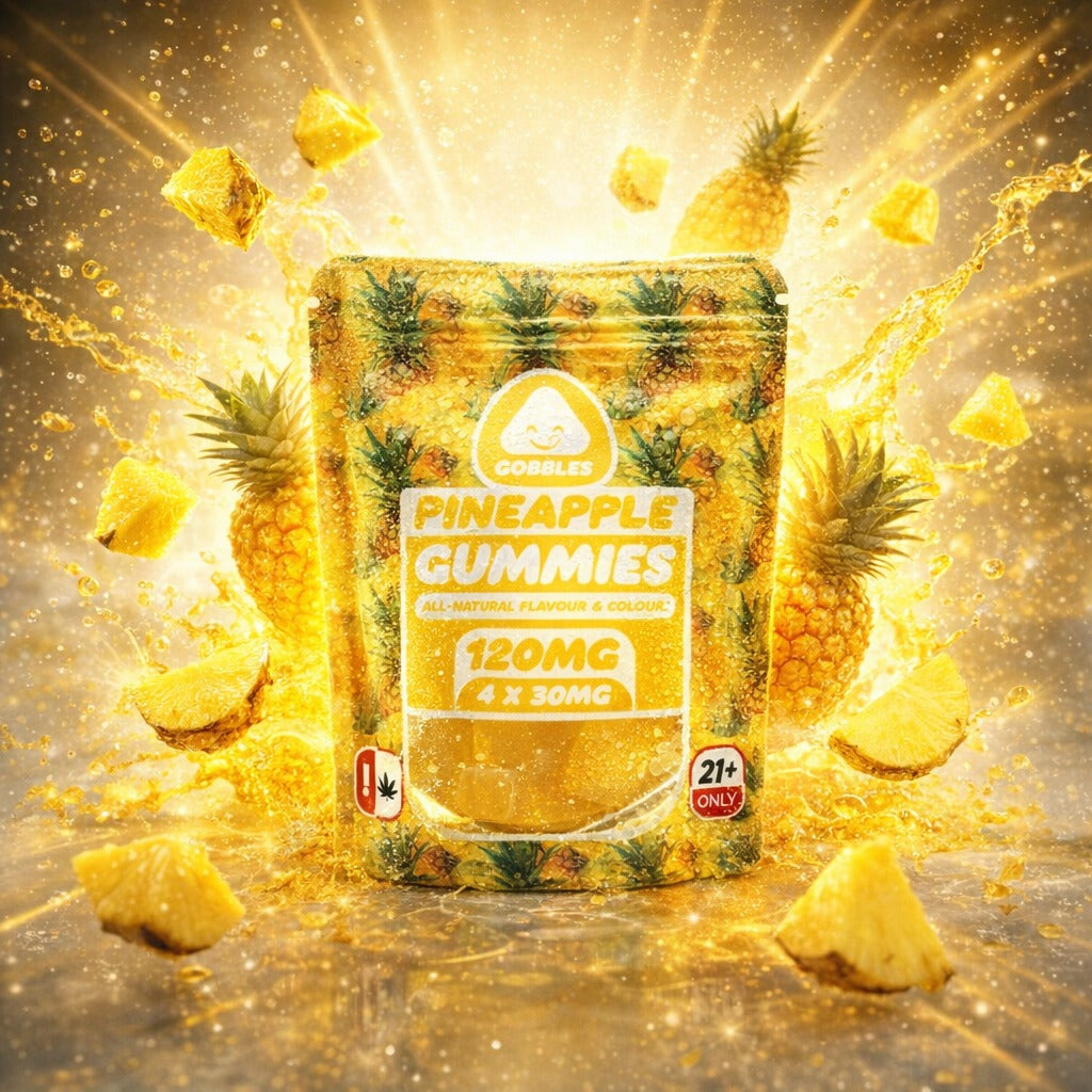 GOBBLES PINNEAPLE GUMMIES 4X30MG