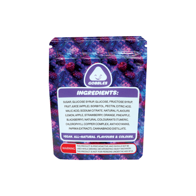 GOBBLES BERRY BLAST GUMMIES 4X30MG
