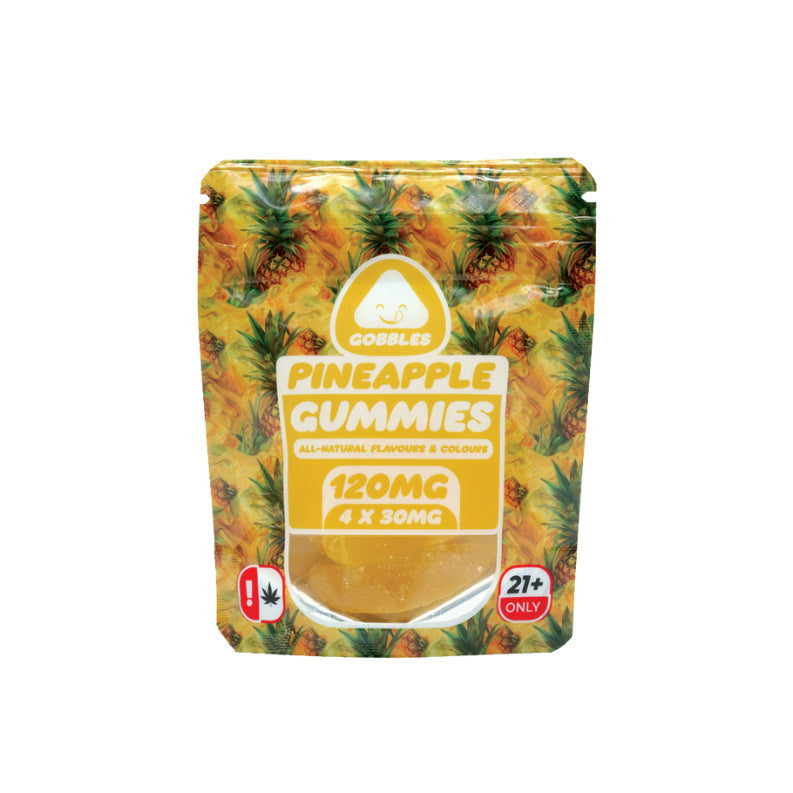 GOBBLES PINNEAPLE GUMMIES 4X30MG