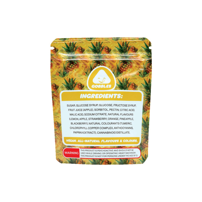 GOBBLES PINNEAPLE GUMMIES 4X30MG